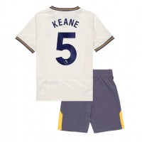 Camiseta Everton Michael Keane #5 Tercera Equipación Replica 2024-25 para niños mangas cortas (+ Pantalones cortos)